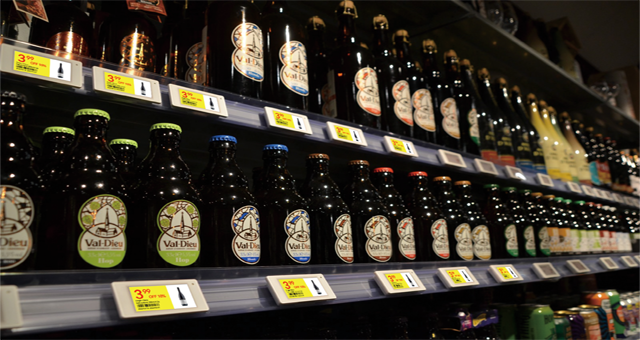 Etiquetas ESL en supermercado